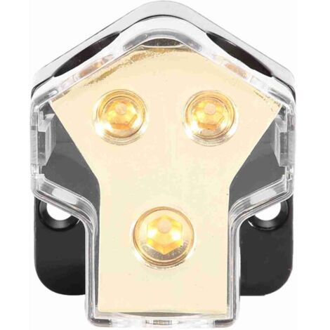 Car Audio Power Distribution Block Splitter 1GA to 2x4GA Output Stable Circuit Prevents Problems Rust Resistant Alloy Material for. (1/4)