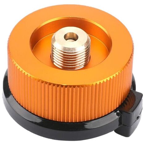Gas Bottle Adapter, Safe and Durable Stove Adapter, Gas Conversion Head Adapter for Butane Canister, Screw Gas Cartridge Adapter, Piston Adapter