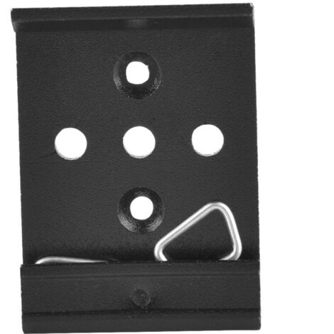 Fixed clamp for DIN rail, 35 mm aluminum clip for relay mounting (5)
