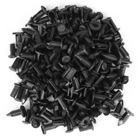 For plastic rivets, push-fit retainer assembly, 100pcs car fender rivets, plastic bumper fastener clips (1/4)