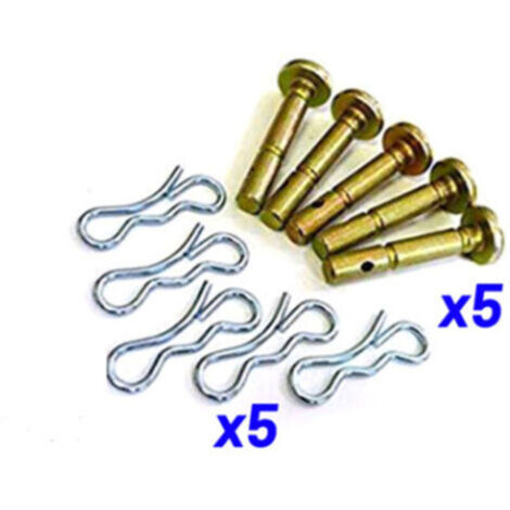 Pack of 10 shear pins for snow blowers 738-04124A 714-04040 (1/4)