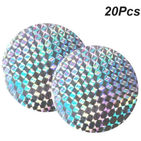 20PCS Anti-Bird Reflectors Protective Reflectors to Keep Away All Birds Like Woodpeckers, Pigeons, Ducks (1/4)