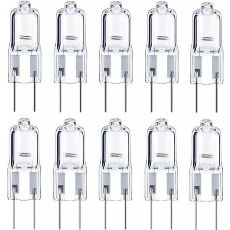 G4 Halogen Bulbs, 12V 10W, Warm White, Pack of 10 (1/4)