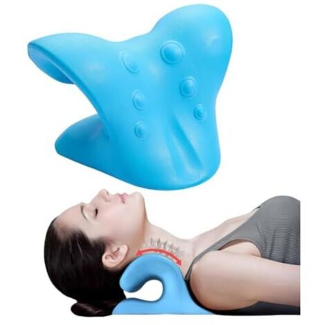 Neck massager, cloudy neck, high-quality massage for neck pain, portable cervical traction device promoting blood circulation, cervical stretcher promoting