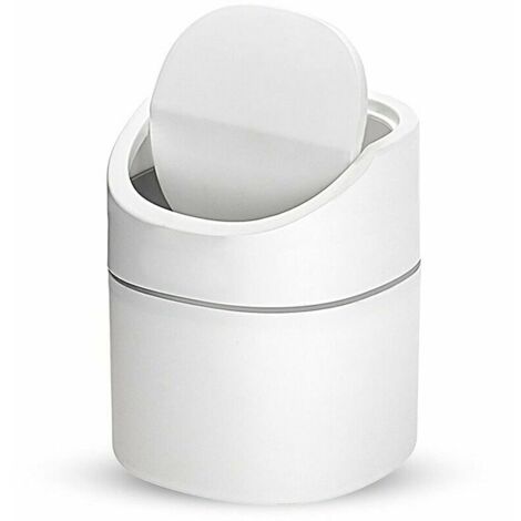 Small tabletop trash can, mini kitchen/desk trash can, office trash can, used in the living room, bedroom, and office, indoor plastic trash can. Small tabletop trash can, mini trash can. (1/4)