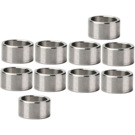 10 Pieces Spacer Washer 15mm OD 12mm ID Stainless Steel Washer Spacer for Home and Car Accessories Flat Washers (3515-0015-0080) (1/4)
