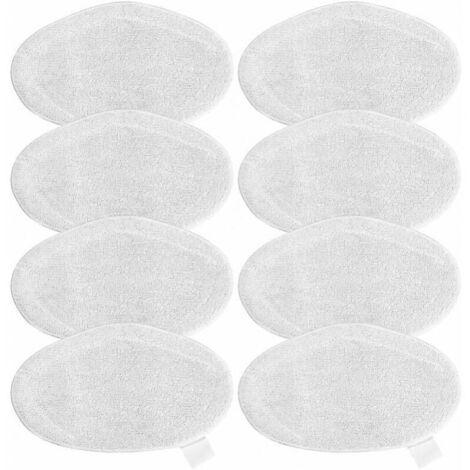 8-Piece Replacement Mop Pads for Polti Vaporetto SV440, Washable Replacement Mops