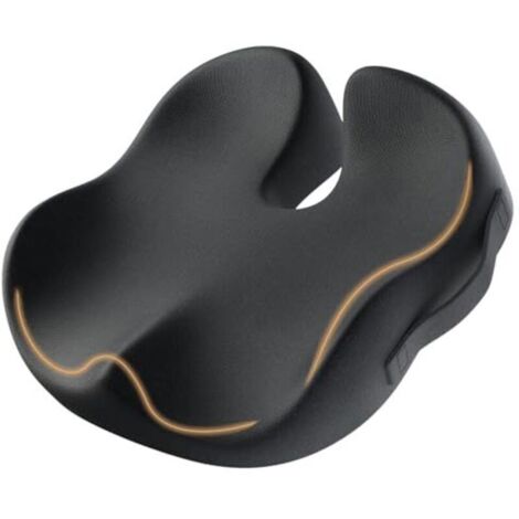 Ergonomic office chair cushion, coccyx seat cushion with pressure relief, memory foam chair cushions for video games, car and (1/4)