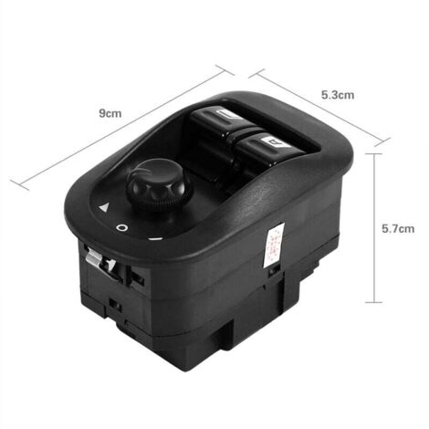 Professional electric window regulator button and side mirror control switch for Citroën Peugeot 206 A (1/4)