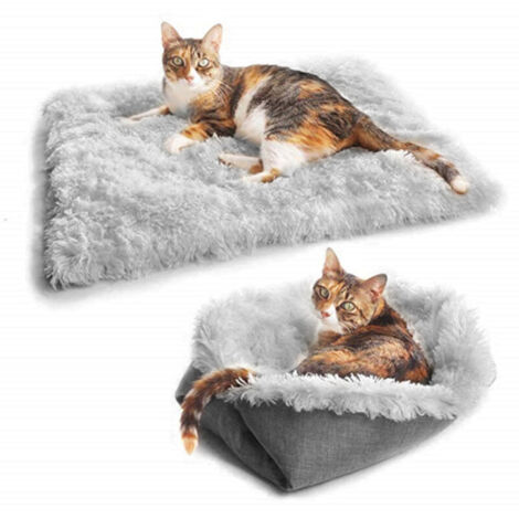 Washable cat bed covers for indoor pets, innovative design, safe and warming. (1/4)