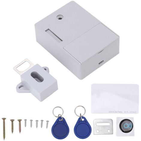 Electronic Cabinet Lock, Hidden DIY Lock and Hidden DIY Cabinets with 2 Unlocking Modes, High Security Hidden Electronic Lock with Prompt Function for C (1/4)