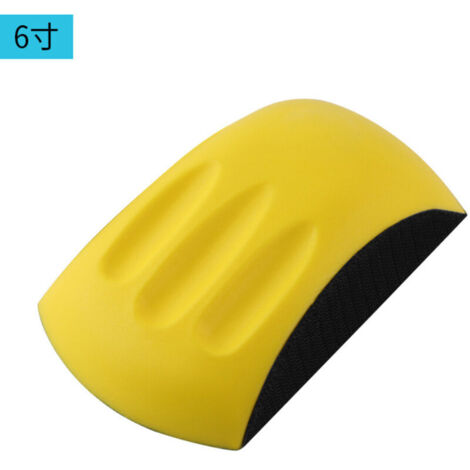 Manual sanding block, bodywork sanding block, Diameter: 150 mm (1/4)