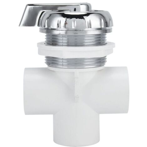 Hole Converter, Spa Outlet Converter for Water Saving Swimming Pool Massage Bathtub Double Hole Converter Spa Water Inverter 11x8.5x4cm (1/4)