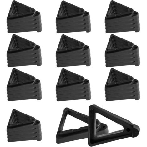 Set of 40 terracotta flower pot feet for outdoor planters, triangular feet for flower pots, invisible feet for indoor and outdoor use