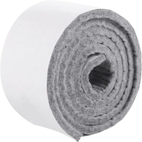 100x5x0.5 cm Non-Slip Felt Adhesive Tape for Furniture Protection, Adhesive Protective Pads for Table and Chair Legs, Scratch-Resistant, for Indoor and Office Use (1/4)