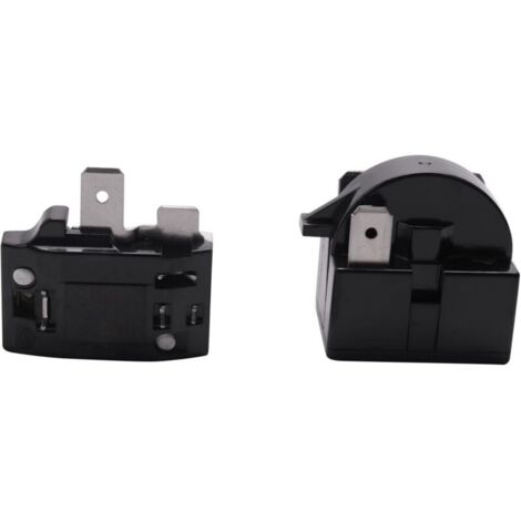PTC Start Relay QP2-4.7 1-Pin Refrigerator Start Relay and Refrigerator Overload Protector 6750C-0005P (1/4)