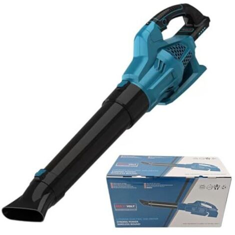 Makita cordless battery-powered leaf blower, 6 speeds, powerful 22,000 rpm copper motor, electric leaf vacuum for garden, lawn care and snow removal