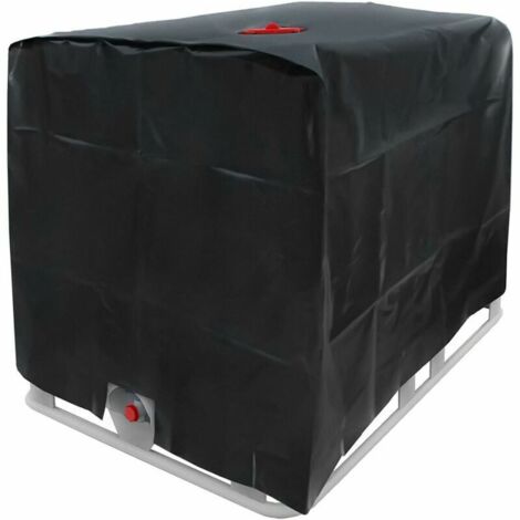Water Tank Lid, IBC 1000L Tank Cover, Waterproof Material, Polyethylene Tank Lid, Dustproof, UV-resistant, Rainproof (116 x 100 x 120 cm) (1/4)