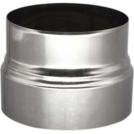 Stove flue reducer from 120 mm to 110 mm - Stove connection - Stainless steel - Chimney flue reducer (1/4)
