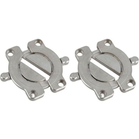 Set of 2 practical connecting rails for worktops - Portable accessory for dining tables and office supplies (1/4)