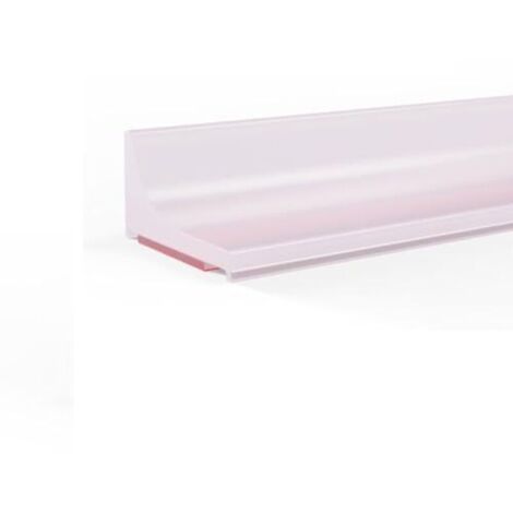 Self-adhesive silicone water retention strip for countertops, silicone shower barrier, anti-overflow bar for walk-in showers, suitable for kitchens and bathrooms, transparent, 305cm