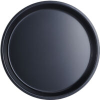 Non-stick Carbon Steel Pizza Pan, Baking Tray, Kitchen Tools for Making Pizza Pies, Cakes, Bread (8 Inches)