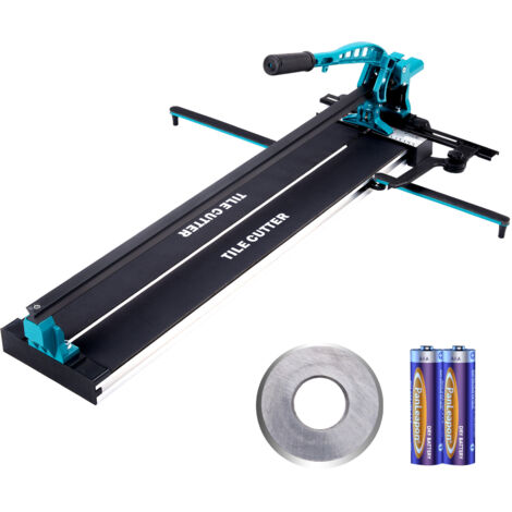 VEVOR Fliesenschneider mit einer Gesamtschnittlänge von 1000mm, Schnittstärke 4-15mm Mindest. Schnittbreite 25mm Fliesenschneidmaschine inkl. Extra Schneidrad Fliesenverlegungs-& Renovierungsprojekten