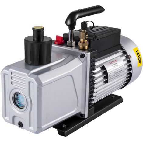 VEVOR Vakuumpumpe 12CFM Unterdruckpumpe 1HP 0,3 Pa Hocheffiziente Vakuumpumpe Ideal geeignet für Haushaltsklimatisierung, Kfz-Wartung, Vakuumverpackungen