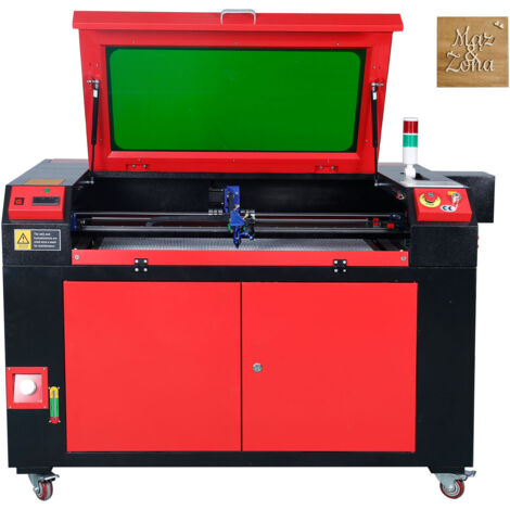 VEVOR 100W CO2 Laser Graviermaschine 600x900mm Lasergravierer 20mm Gravur-Stärke Lasergravurmaschine 800mm/s Graviergerät USB-Anschluss mehr als 1000 Materialien Kompatibel mit LightBurn CorelDRAW Aut