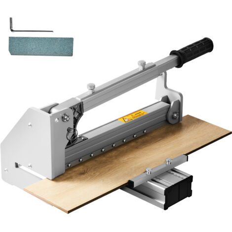VEVOR Laminatschneider 12mm Schnitttiefe Laminatknacker Aluminium-Legierung Schneidegerät Winkelschneiden Vinylschneider Laminatböden elastische Kunststoffböden (LVP, SPC, WPC, VCT, Vinylböden) (1/5)