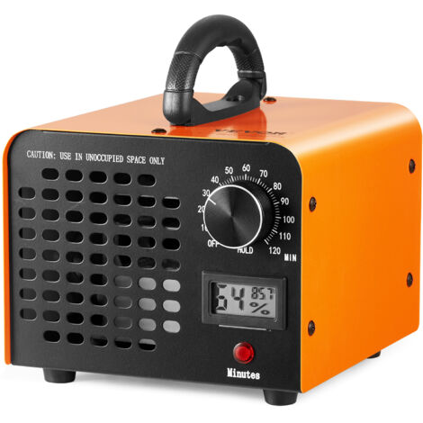 Vevor – Ozongenerator 12000 mg/h – Luftreiniger für 300 m² – 80W mit 0-120 Minuten Timer und Luftfeuchtigkeitsanzeige – Intelligente Raumklimasteuerung (1/5)