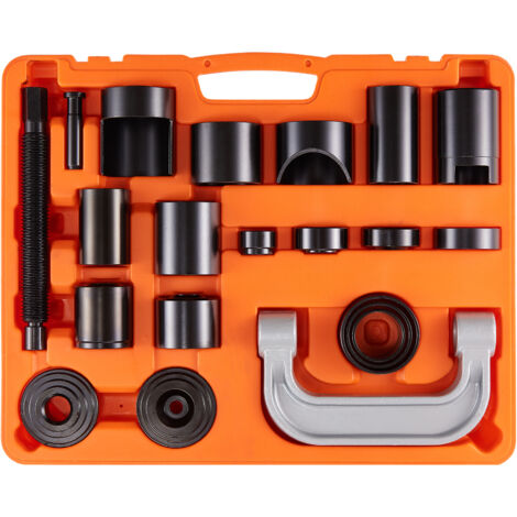 VEVOR 21tlg Traggelenk Kugelgelenk Abzieher Kugelgelenk Ausdrücker Satz, 520 x 430 x 90 mm Universal Kugelgelenk Auspresswerkzeug Set Kohlenstoffstahl Kfz Werkzeug Satz mit Kasten Kugelgelenkabzieher (1/5)