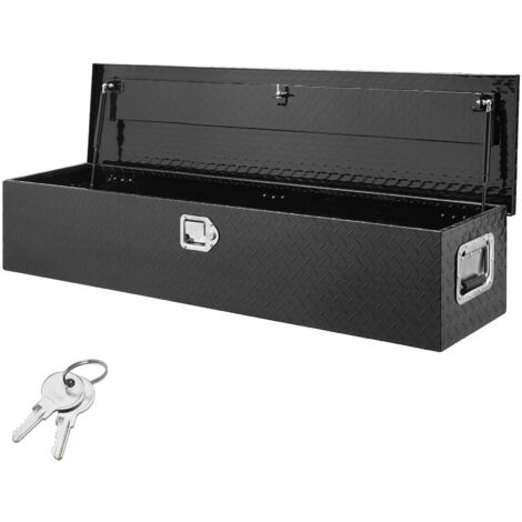 VEVOR 1219 x 381 x 381 mm Werkzeugkasten für Lkw-Ladefläche, Abschließbar 177 L Truckbox Werkzeugbox Aufbewahrungs-Werkzeugkasten, 50 kg Tragfähigkeit Werkzeugkiste Organizer für Wohnmobil, PKW usw.