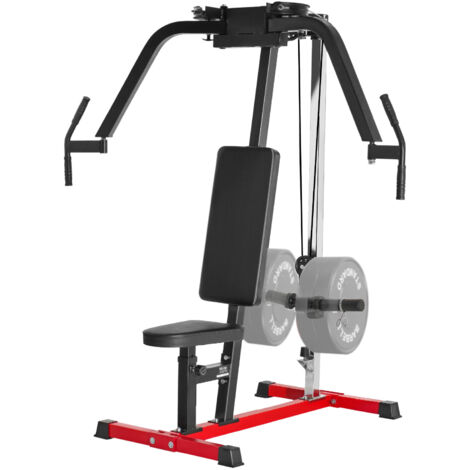 VEVOR Butterfly Maschine Spezialmaschine (204 kg belastbar) für den Oberkörper für das Heim-Fitnessstudio, verstellbare Fitnessstation, für das Muskeltraining (Brust Rücken hinterer Deltamuskel)