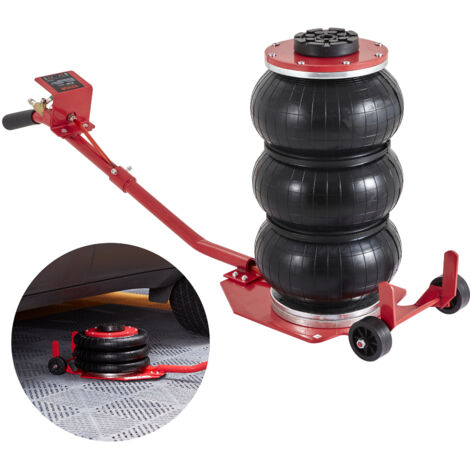 VEVOR Pneumatischer Wagenheber Triple Bag Air Jack 3 t, Dreifachbeutel Luftheber 140-450 mm Hubhöhe Sack-Luftwagenheber, 5 Minuten Hub Luftheber Wagenheber Arbeitssparend für SUV, Lkw, Pkw usw. (1/5)