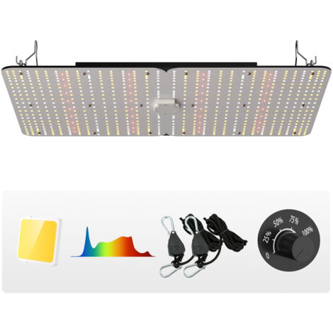 VEVOR 300W Dimmbar Pflanzenlampe 40x60x12cm LED Pflanzenlampe 710x Samsung 281B Vollspektrum 40000lm Lichtstrom Wachstumslampe 760nm Infrarot-Wellenlänge Pflanzenlicht Gewächshaus Anbauzelt Balkon (1/5)