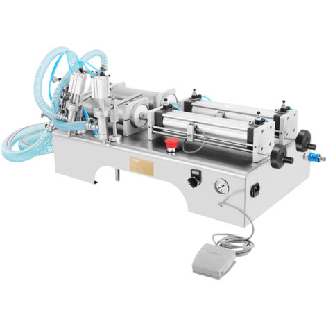 VEVOR 10W Füllmaschine Flüssigkeit 100-1000ML Liquid Filling Machine Abfüller Flüssigkeitsabfüllmaschine mit Doppelkopf (1/5)