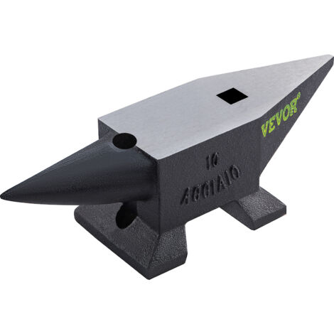 VEVOR 10kg(22lbs) Schmiedeamboss 55HRC Stahl Schmiede Werkzeug 35,3x11,3x16cm Amboss mit einer Arbeitsfläche von 355x110mm Ideal für Metallschmiede Nieten Abflachen Schmieden und Formen von Metall (1/5)