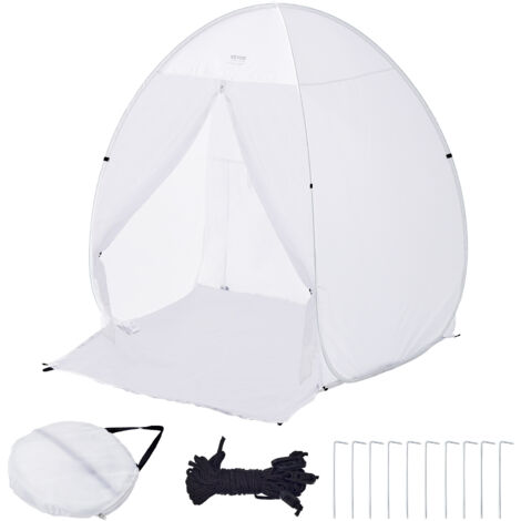VEVOR Sprühfarben-Unterstand,60x60x70 Zoll, tragbares Pop-Up-Sprühfarbenzelt mit integriertem Boden,Abluftfenster und Aufbewahrungstasche,faltbare Lackierkabine für Möbel,DIY-Hobby-Werkzeug-Malstation (1/5)