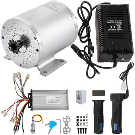 VEVOR Bürstenloser Gleichstrommotor Elektromotor 36V, Bürstenloser Elektromotor 500W, Brushless Electric Motor 2800 U