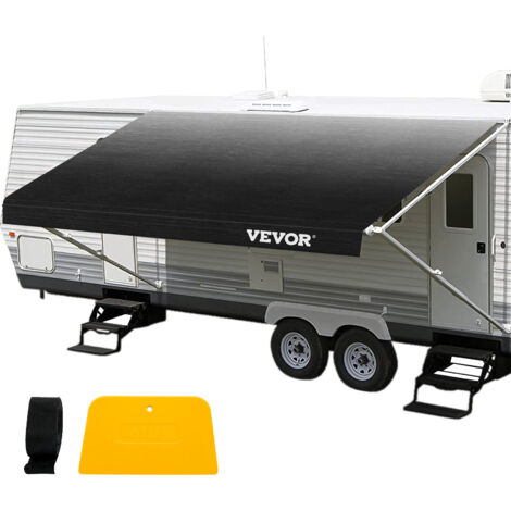 VEVOR Wohnmobil-Markise Markisen-Ersatzstoff, Hochwertiges Wasserdichtes Vinyl, 524 x 240 cm Universeller Outdoor-Vordach-Wohnmobil-Ersatzstoff für Wohnmobil-, Anhänger- und Wohnmobil-Markisen (1/5)