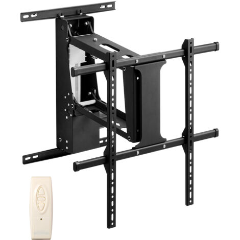 VEVOR motorisierte TV Wandhalterung Halterung für 813 bis 1651 mm Fernseher, elektrischer verstellbarer herunterklappbarer Ständer mit max. VESA 60 x 60 cm, passend für Fernseher bis zu 40 kg (1/5)