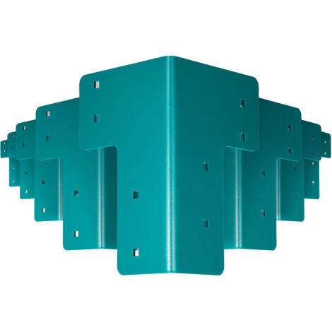 Mophorn Werkbank-Eckwinkel-Set, 8 Stück aus 4 mm Stahl für 4x4 und 2x4 Bauholz, rechtwinklige Winkel mit rostfreier Pulverbeschichtung und Hardware für Werkbank und Heimwerkerprojekte (1/5)