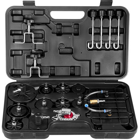 VEVOR Brake Master Entlüfterset 12-tlg. professionelles Bremsentlüfter-Adapterset mit komplettem Set und Griff, langlebiger Bremsentlüfteradapter zum Befüllen der Bremsflüssigkeit