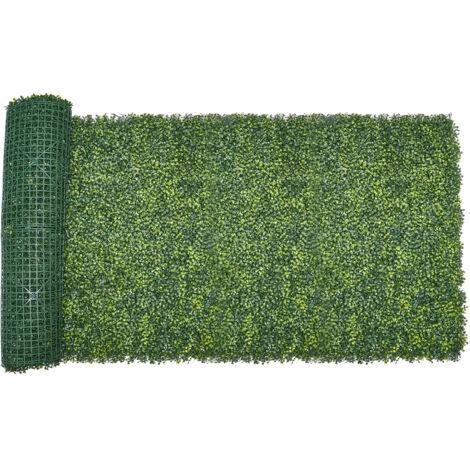 VEVOR Kunstrasen-Wandpaneele, 60 x 120 Zoll, Mailänder Gras, grünes Buchsbaumpaneel für grüne Dekoration im Innen- und Außenbereich und Efeu-Zaunbedeckung, Sichtschutz-Hintergrundwand, Heckenschirm (1/5)