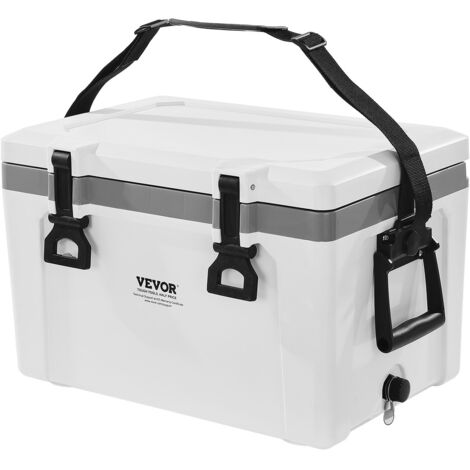 VEVOR tragbare Kühlbox Hartkühlbox (38 Qt / 26 Dosen) mit Eisspeicherung & robusten Griffen, isolierte tragbare Kühlbox aus stabilem Material, geeignet für Familienpicknicks und Kurztrips (1/5)