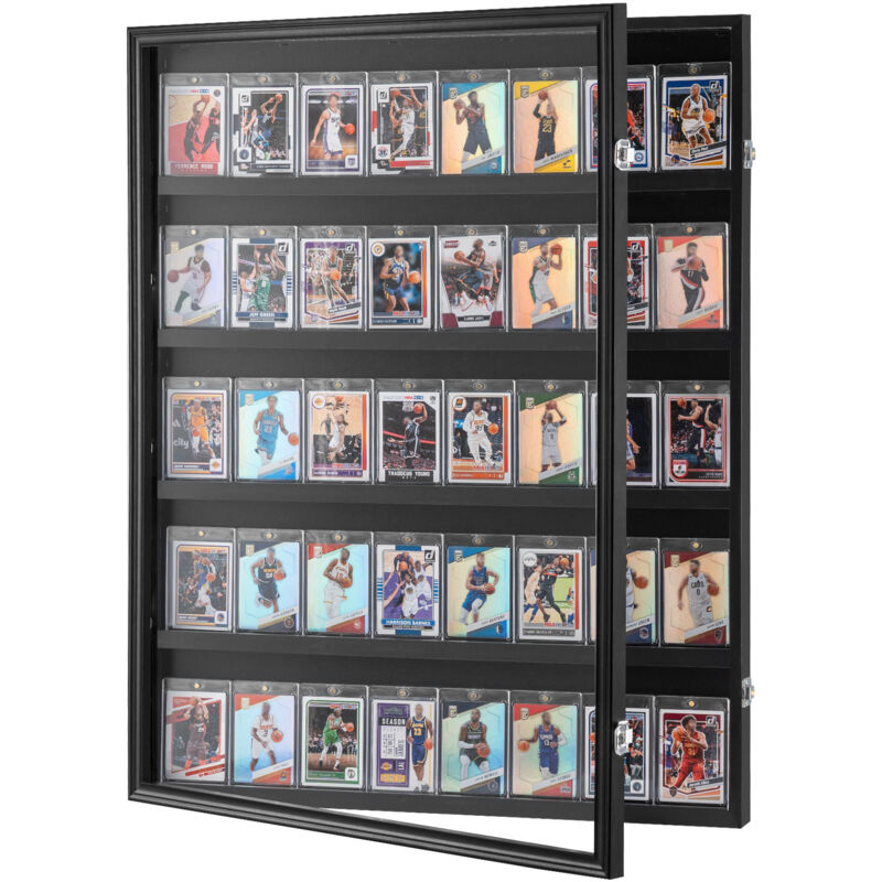 Espositore In Legno A 4 Ripiani Per Carte Da Collezione – 16x6x12 Pollici, Stabile E Antiribaltamento
