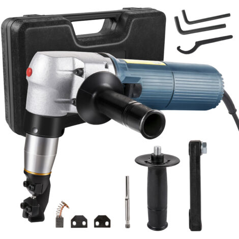 VEVOR Roditrice per Lamiera in Metallo, Spessore 0,16 pollici / 4 mm 625 W 220 V Cesoia Elettrica per Lamiera per Lamiere, Materiali Ondulati, Tubi, Profili Complessi, Acciaio Inossidabile, Alluminio