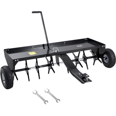 VEVOR Arieggiatore a Spina Trainato 1219,2 mm con Attacco Universale, Arieggiatore Trainato con Punte di Ferro Disposte Alternativamente, Arieggiatore per Prato Trainato per Giardini, Prati, Fattorie (1/5)