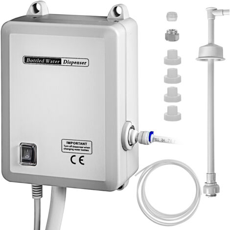 VEVOR Pompa di Erogazione 3,78 L/min, Pompa di Erogazione dell’acqua 35W, Sistema di Acqua in Bottiglia, 40 PSI 11-22L, Sistema di Erogazione di Acqua in Bottiglia